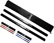 F.A.L. product Martial Arts Equipment Foam Padded Sticks with Carry Bag Case Set 2 Pieces
