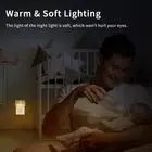 Motion Sensor Induction Light EU US Plug Bedside Night Lamp Home Aisle