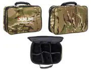 Sunline Fluorocarbon Braid Monofilament Fishing Line Spool Storage Bag - Camo