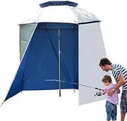 Portable Umbrella Shade,Umbrella Beach Tent - UV Protection Fishing Umbrella Accessories, Semi-Circular Fishing Parasol Surround Cloth for Beach Patio Garden Pool Outdoor Fishing
