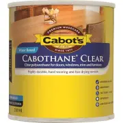 Cabot's CLEAR GLOSS WATER BASED INTERIOR CABOTHANE 250ml Fast Drying Varnish
