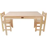 Little Boss Table & Chairs Set - Rectangle