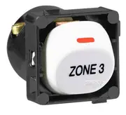 Clipsal 30MZ3 "ZONE 3" Switch Mechanism, 2-Way, 250VAC, 10A, White