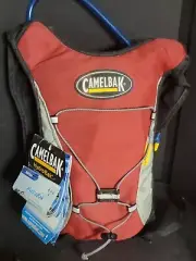 CAMELBAK HydroBak 50 oz/1.5L Hydration Pack Water Backpack Red & Grey NWT