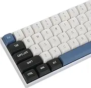 [Guffercty kred] 160 Keys CSA Keycap PBT Double-Shot Ball Shape Custom Keycaps Set with 6.25u/7u Spacebar for ANSI & ISO Layout Cherry MX Gateron Kailh Switches(Arctic-CSA)