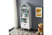 ALL 4 KIDS White Ivy Tall Kids Bookcase Storage Unit
