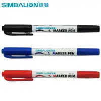 在飛比找蝦皮購物優惠-【大里行-文具行】雄獅 SIMBALION 雙頭油性奇異筆 