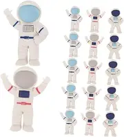 HORIALENCE 48pcs Astronaut Erasers Fun Outer Space Themed Mini Erasers for Safe Material School Supplies Party Favors for Boys Engaging Classroom Rewards Carnival Prizes