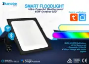 Outdoor Floodlight 60w LED SMART Bluetooth, IP66, RGB, SAA, Dimmable, Aust. Std.