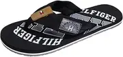 [Tommy Hilfiger] Men's Essential Th Beach Sandal Flip Flops