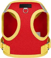 Pet Harness, Dog Harness, Reflective Dog Vest, Small Dog Harness, Adjustable Straps Small Dog Harness with Reflective Vest and Tracker Slot Breathable and Soft Dog Harness for Walking