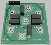 6-way DIY KIT 6:1 coax remote antenna switch SO-239 HF MW Omron Ham Radio