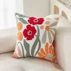 Cotton Flower Pattern Pillowcase Pastoral Style Cushion Cover Sofa/Bed