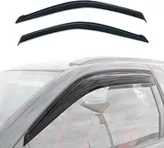 AUSGO Weathershields Compatible with Suzuki Grand Vitara 3 Door 2006-2018, Weather Shields Window Visors Wind Deflectors Sun Rain Guard 2PCS Set