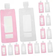 PAMINGONO 20 pcs Travel Lotion Pouches Stand Up Shampoo and Conditioner Bags Leak Empty Containers Compact and Lightweight for Liquid Toiletries for Travel