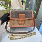 【ALINA二手正品】LV 路易威登 DAUPHINE M45958中號 達芙妮 老花拼皮 單肩包 斜挎包 M45959