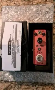 VSN Octave Guitar Pedal Digital Octave Mini Pedal for Electric Guitar Precise BN