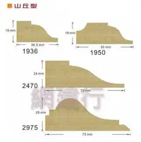 在飛比找Yahoo!奇摩拍賣優惠-☆ 網建行 ㊣【山丘型木條】☆裝潢用線板、手工用木條、家飾品