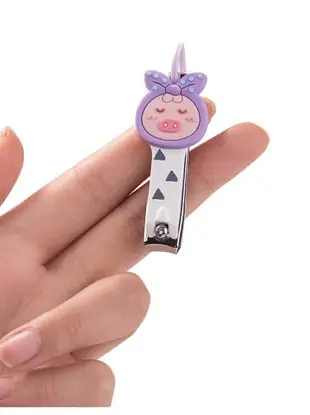 可愛卡通指甲鉗鑰匙扣掛件創意網紅指甲刀指甲剪個性汽車鏈匙圈環