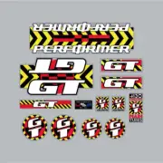 GT - 1990 Performer - on Clear decal set - Old school bmx