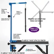 MASTER EQUIPMENT Pet GROOMER Foldable Adjustable Grooming TABLE ARM,CLAMP&LOOP B