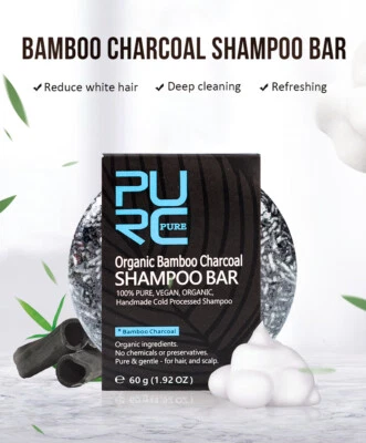 Organic Hand-Extracted Bamboo Soap Shampoo Bamboo Charcoal Shampoo Soap