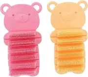 EXQUIMEUBLE 2Pcs Hand and Nail Brush Durable Scrubbing Brushes for Nail Cleaning Lightweight and Portable Fingernail Scrub for Hands Non Slip Design