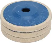 Polishing Buffing Pad Wheel, Wear Resistant Versatility Fabric Disc Polish Sturdy 3Pcs Environmental Friendly 4inch for Glass for Metal for Ceramics