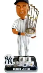 Derek Jeter NY Yankees 5X WS ring Champ FOCO New York Yankees Bobblehead 2009