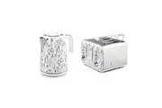 2pc Laura Ashley 1.7L Jug Electric Kettle & 4 Slice Toaster Set - Wild Meadow