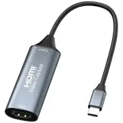 Tarjeta capturadora de video HD 4K 30Hz HDMI a USB-C / Type-C con cable