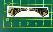 old school bmx decals stickers acs lever chrome black