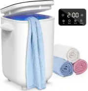 Towel Warmer Bucket, 40L Luxury Towel Warmer with UV Lamp, LED Display, Aromathe