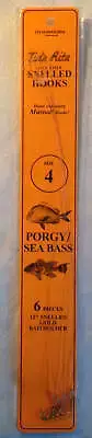 Tide Rite Porgy Seabass Snelled Gold Hooks