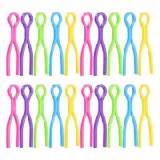 30pcs Bobbin Thread Holders Plastic Long Thread Spool Clamp, 5 Colors