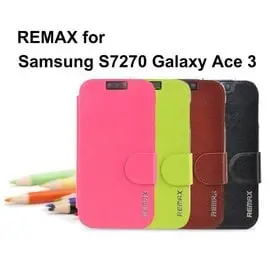 *PHONE寶*精選下殺 REMAX Samsung S7270 Galaxy Ace 3 風尚系列側翻可立式皮套