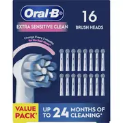 Oral-B Extra Sensitive Toothbrush Heads Replacements 16 pack