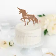 Unicorn Custom Name - Cake Topper