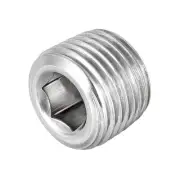 Hex Countersunk Plug - Stainless Steel Pipe Fitting 1/8NPT Male Thread Socket