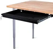 Penn Elcom EX-6171B Desk Mount Laptop Vented Security Drawer for Office, School, Home with Keyed Lock