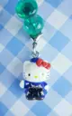 【震撼精品百貨】Hello Kitty 凱蒂貓~KITTY限定版吊飾拉扣-東京(藍衣)