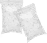 Gogogmee Professional Eyelash Glue Bottle Plug Replacement 200pcs Nozzle Caps Locking Needle Prevents Glue Clogging for Salons