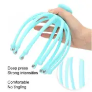 Head Massager Scratcher Massaging Scalp Help Relax Calm Stress w/ Steel Ball