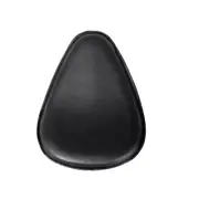 1PC Motorcycle Black Solo Seat Slim PU Leather For Custom Harley Bobber Chopper
