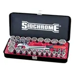 SIDCHROME 31 Piece 1/2" AF/Metric Socket Set SCMT14116BK