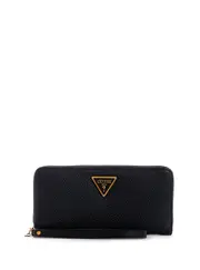 GUESS Women's Black Downtown Chic Large Wallet