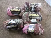 Noro Chirimen - 5 skeins color 4 - Cotton/Silk/Wool yarn
