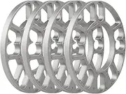 4 Packs Car 10mm Thick Wheel Spacer Shims Plate Rim Spacer Hub Ring Spacers for 4 5 Stud Lugs 5x112 5x100 4x100 4x114.3 5x114.3 accessories