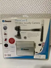 New Swann Microcam II Wireless Security Camera System 4 Channel Receiver