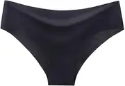 [Generic] Womens Mid-Rise Seamless Thongs Comfy G-Strings Panties Underwear